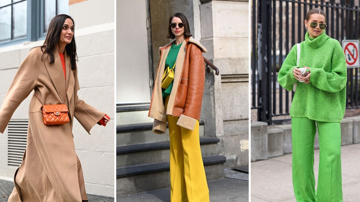 Jak nosit výrazné barvy podle stylových Newyorčanek